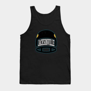 Jacksonville Retro Helmet - Teal Tank Top